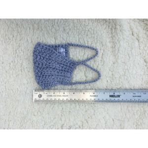 WOMEN Masks Handmade Crochet Reusable, Lined Grey
